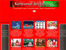 Tablet Screenshot of karacsonyi.jatekoldalak.com