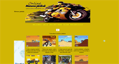 Desktop Screenshot of motoros.jatekoldalak.com