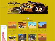 Tablet Screenshot of motoros.jatekoldalak.com